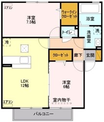 コージーヒルズAの物件間取画像